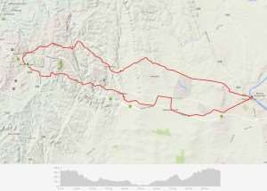 MtBarker to Murray Bridge Map