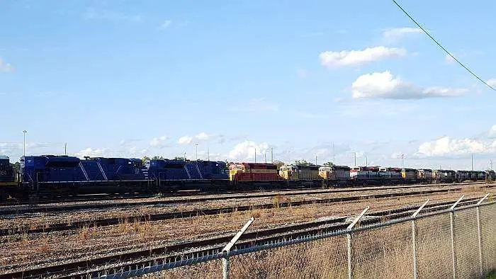 That's a lot of locomotive horsepower.