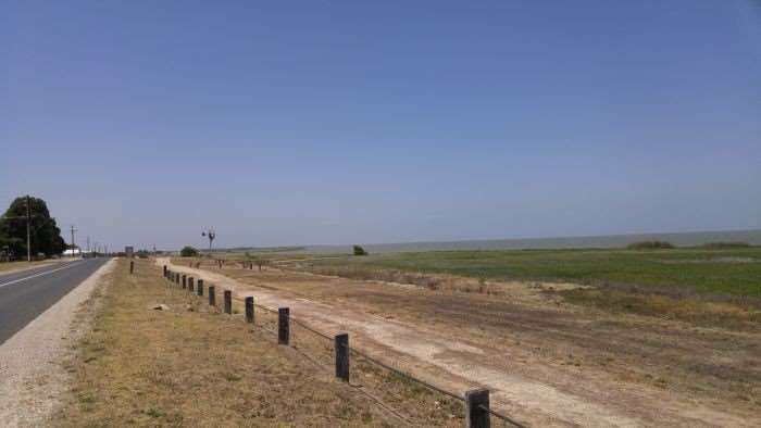 Not the best photo - shores of Lake Alexandrina.