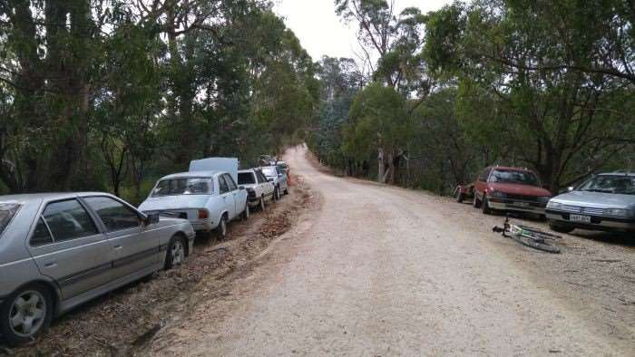 The Peugot graveyard.