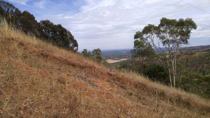 This angle gives you an idea of the steepness.