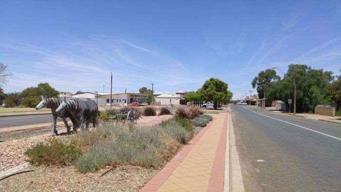 The main street through Orroroo.