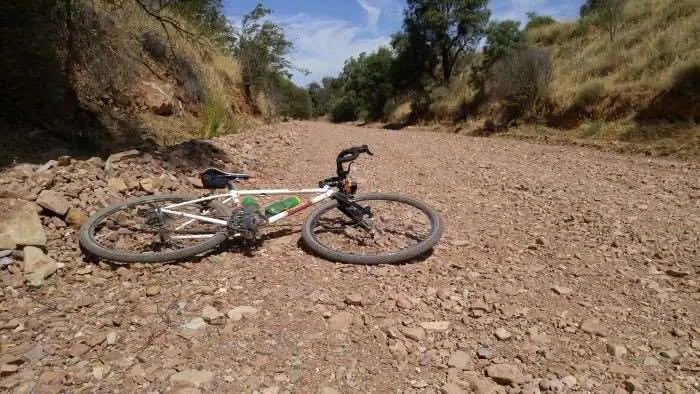 A deep gravel road not far from Orroroo.