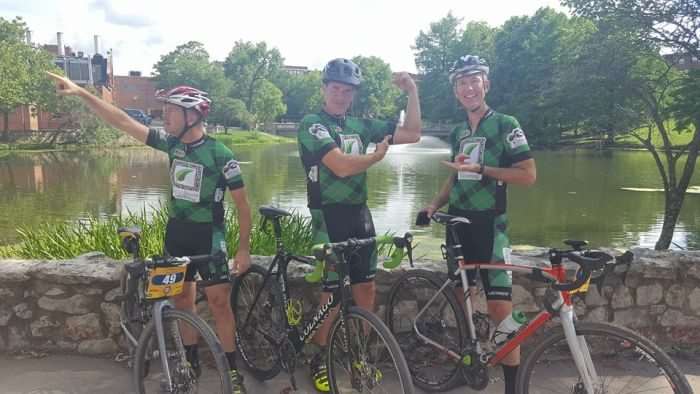 The legendary Art of Stone crew before 2016 Dirty Kanza 200.