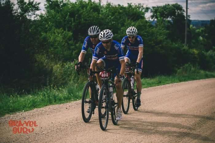 Nathan Wadsworth, Bob Cummings and Evan Fast. Photo by Gravel Guru.