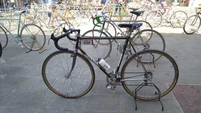 L'Eroica Bike Concours in full swing.