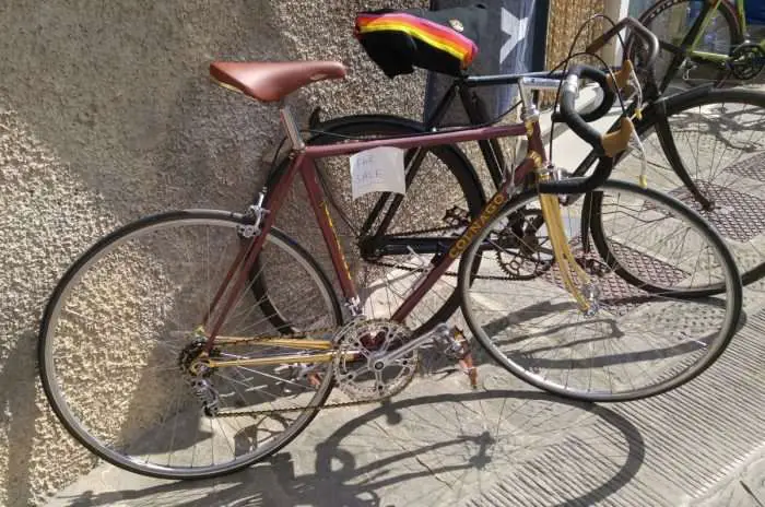 Plenty of lovely bikes for sale during the L'Eroica festival.