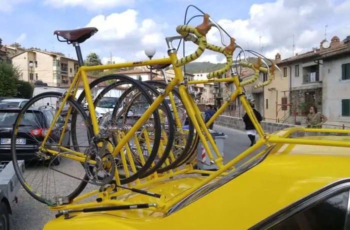 Neutral service bikes loaded with Mavic's SSC groupset.