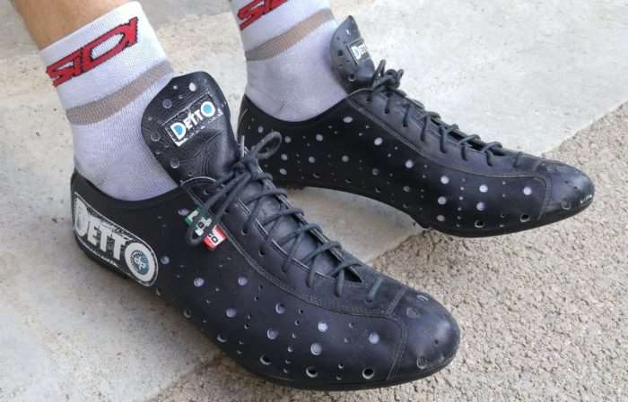 Detto Pietro shoes were a popular choice among riders.