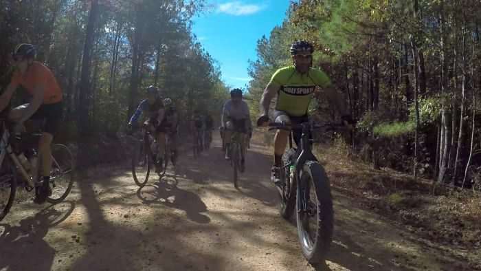 John Schwab aboard his Fatbike.