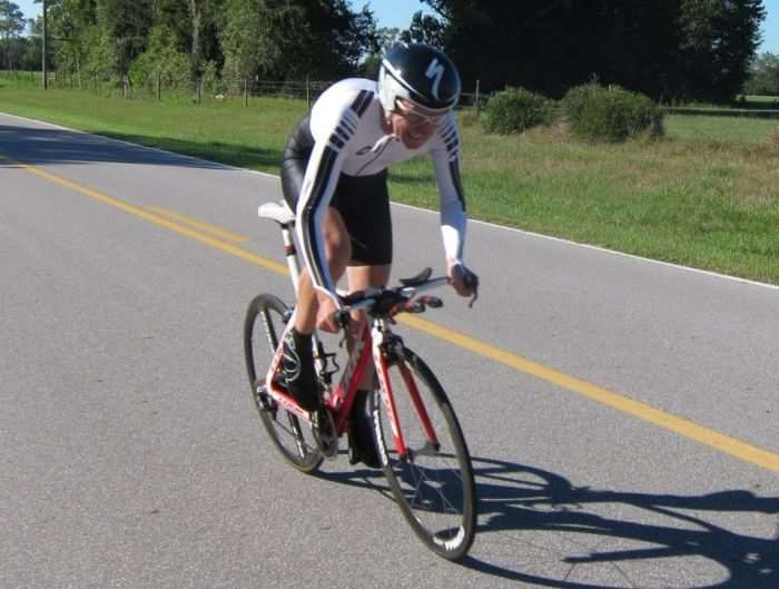 A time trial from another time. I should have been riding this bike. D'oh!