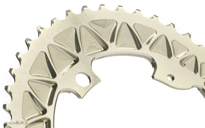 absolute black sub-compact chainrings and weights