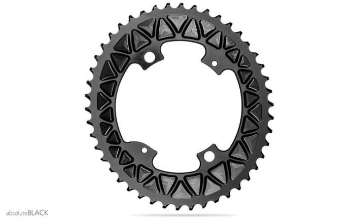 absolute black sub-compact chainrings and weights