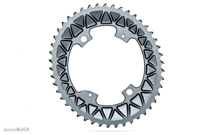absolute black sub-compact chainrings and weights