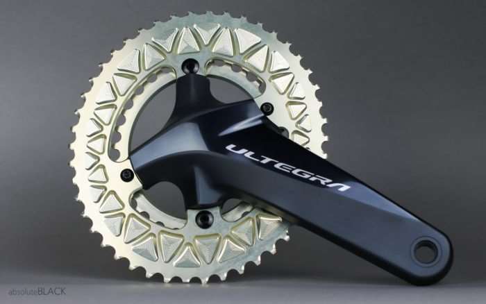 absolute black sub-compact chainrings and weights