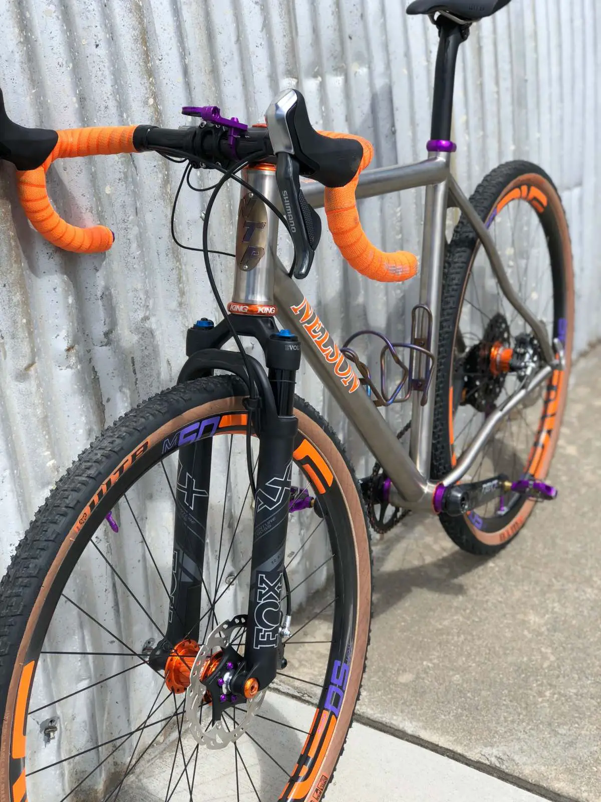 nelson titanium products gravel bike