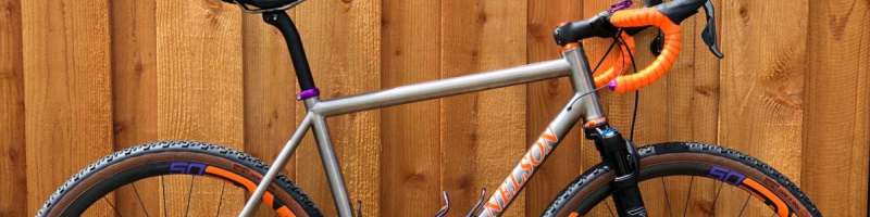 nelson titanium products gravel bike