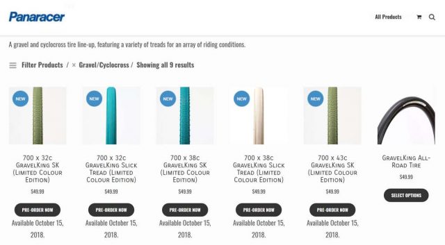 panaracer gravelking sk new colors
