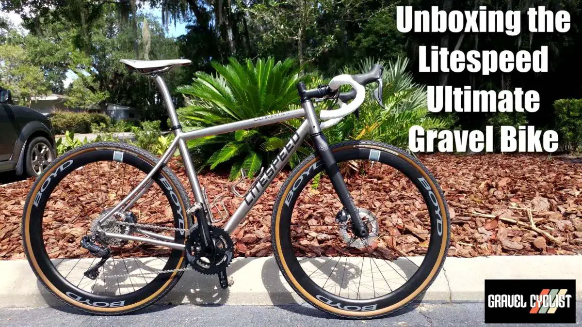 litespeed ultimate gravel bike unboxing