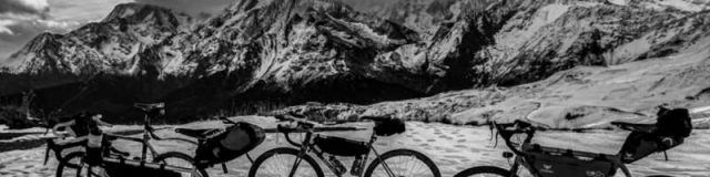 gravel cycling in the french alps