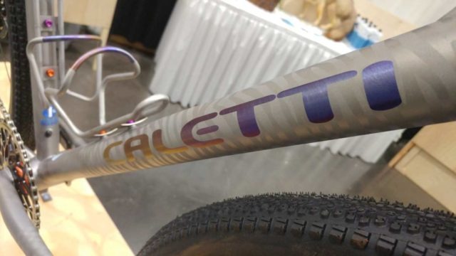 caletti cycles titanium gravel bike