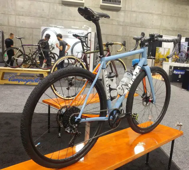 enigma bicycle works titanium gravel bike nahbs