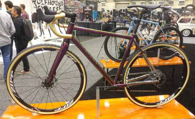 enigma bicycle works titanium gravel bike nahbs