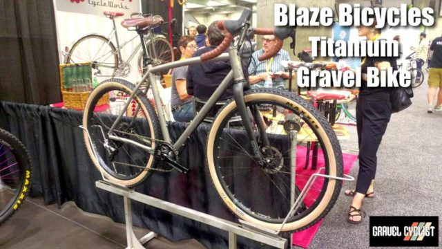 blaze bicycles titanium gravel bike nahbs 2019