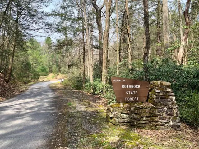 cycling pennsylvania rothrock state park