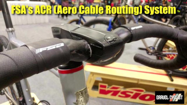 fsa aero cable routing system