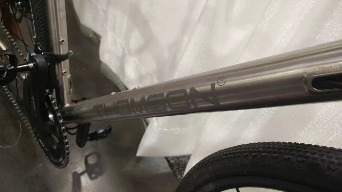 thomson bike products prototype titanium gravel bike