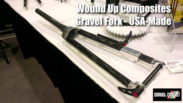 wound up composites tapered gravel fork