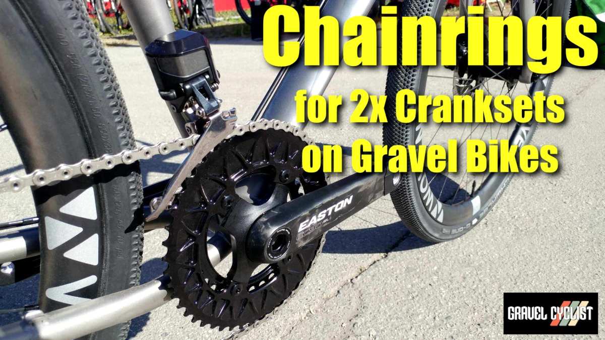 chainrings for 2x cranksets on gravel bikes