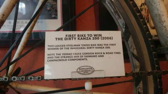 first bike to win dirty kanza steelman cyclocross