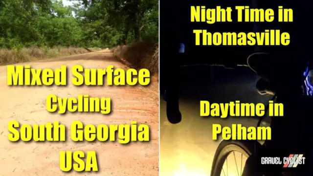 Ride Video: Mixed Surface Cycling in South Georgia, USA – Night & Day!