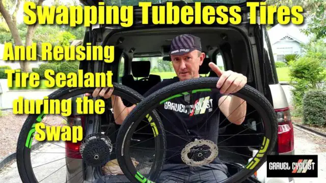 swapping tubeless tires and reusing tire sealant