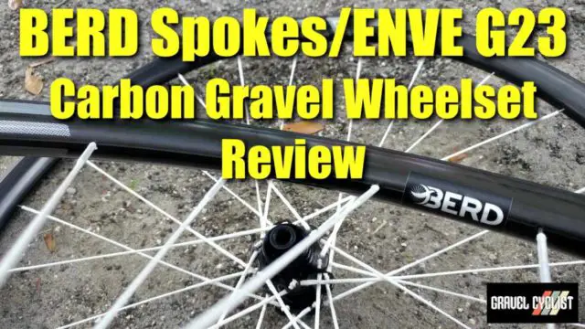 berd spokes enve g23 carbon gravel wheelset review