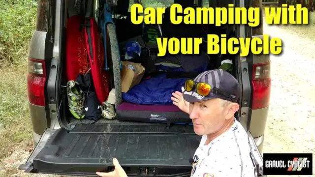 car camping with your bicycle