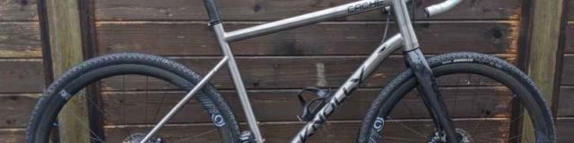 knolly bikes cache titanium gravel bike