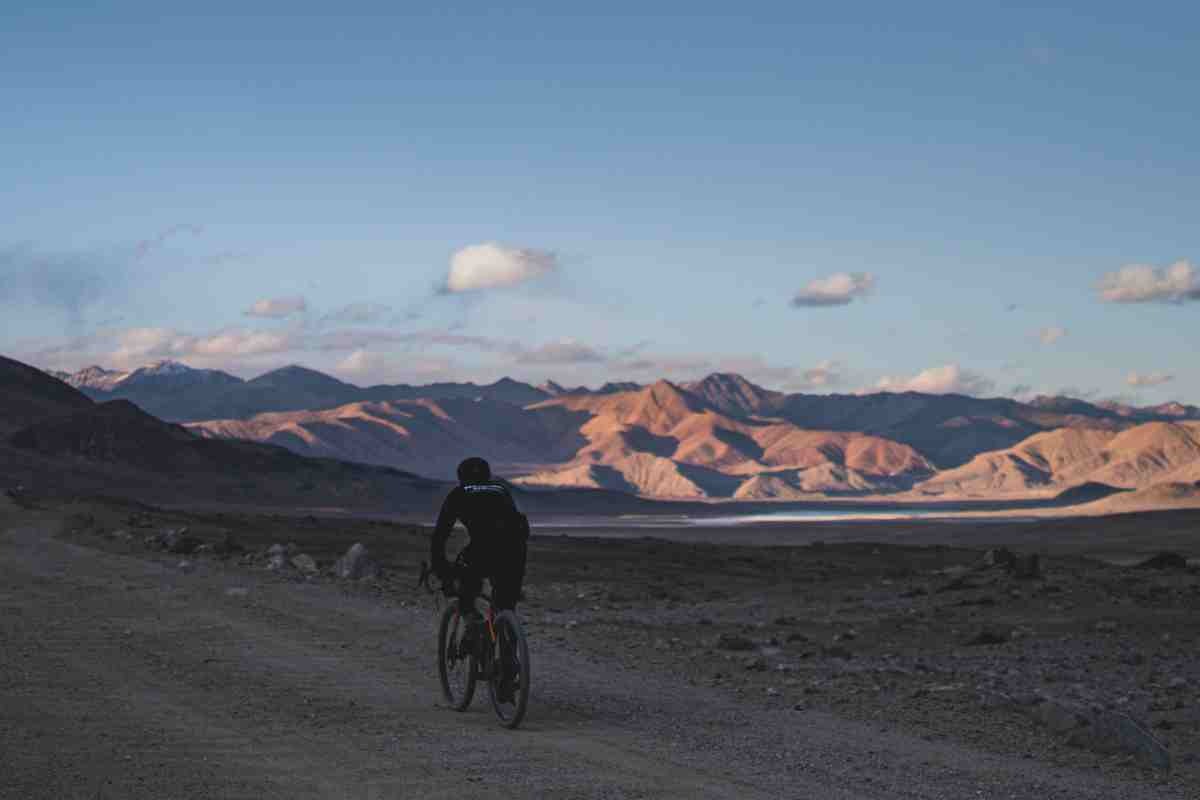 gravel cycling in Tajikistan