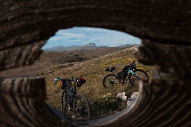 wolfs lair bike packing ride Apennines Mountains