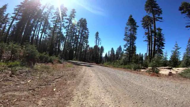 descending on gravel bikes in california