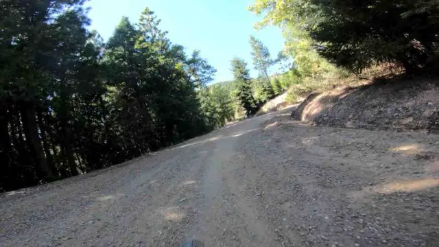 descending on gravel bikes in california