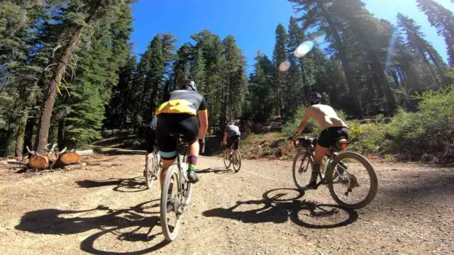 riding gravel bikes in downeyville california