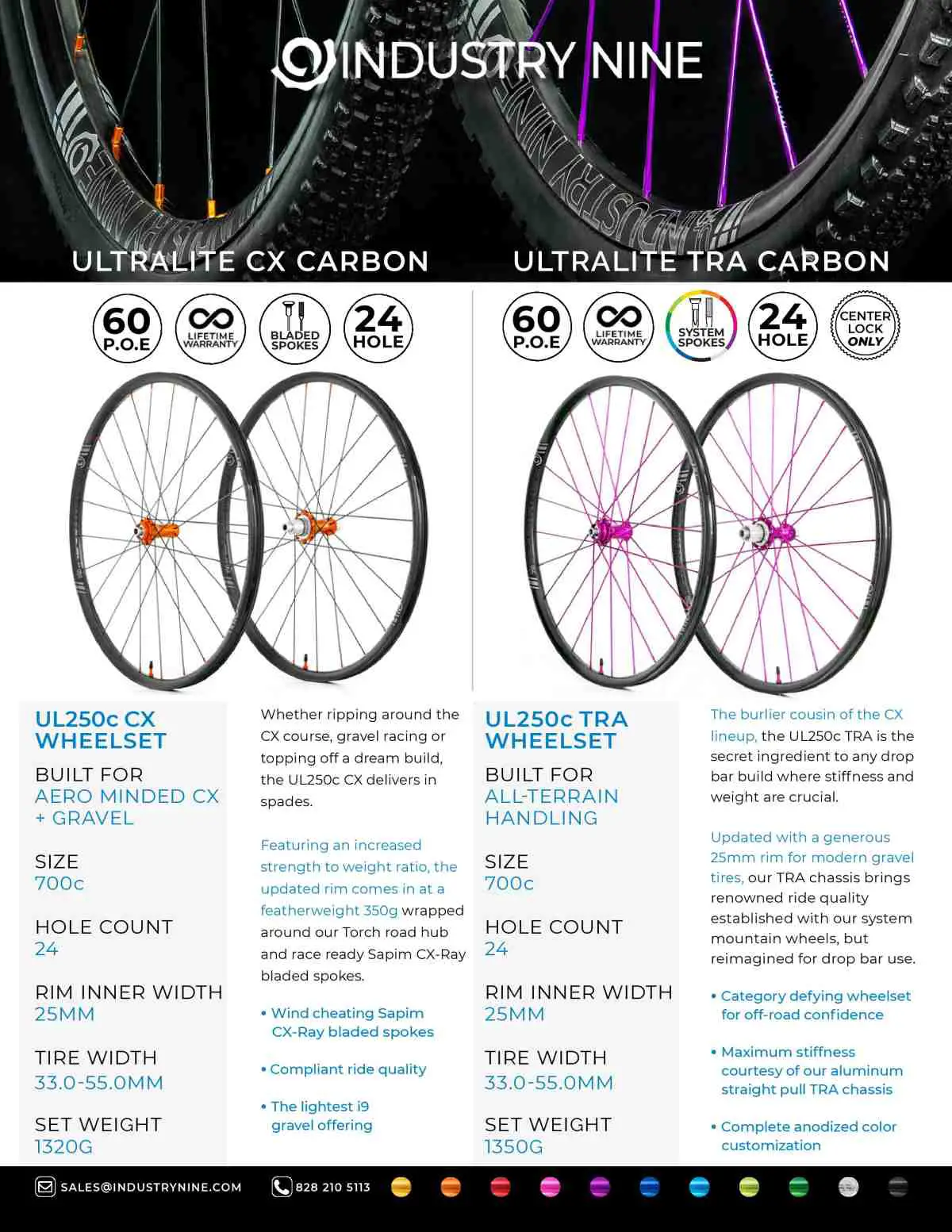 industry nine ul250 carbon wheels