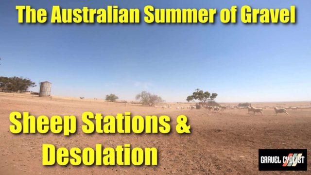 australian gravel cycling sheep stations