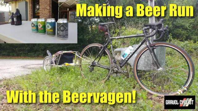 beer run on a gravel bike