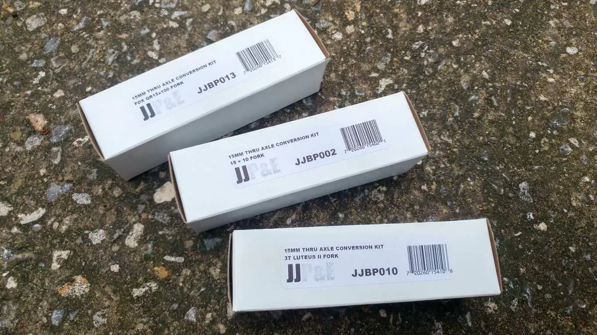 JJBP Lauf JAF Rigid 15mm to 12mm 15x100 12x100 Fork Conversion Kit 