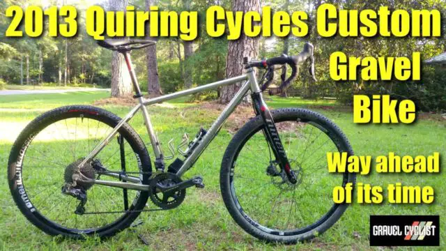 quiring cycles custom stainless steel gravel bike