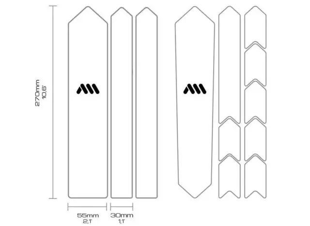 all mountain style gravel bike frame protection